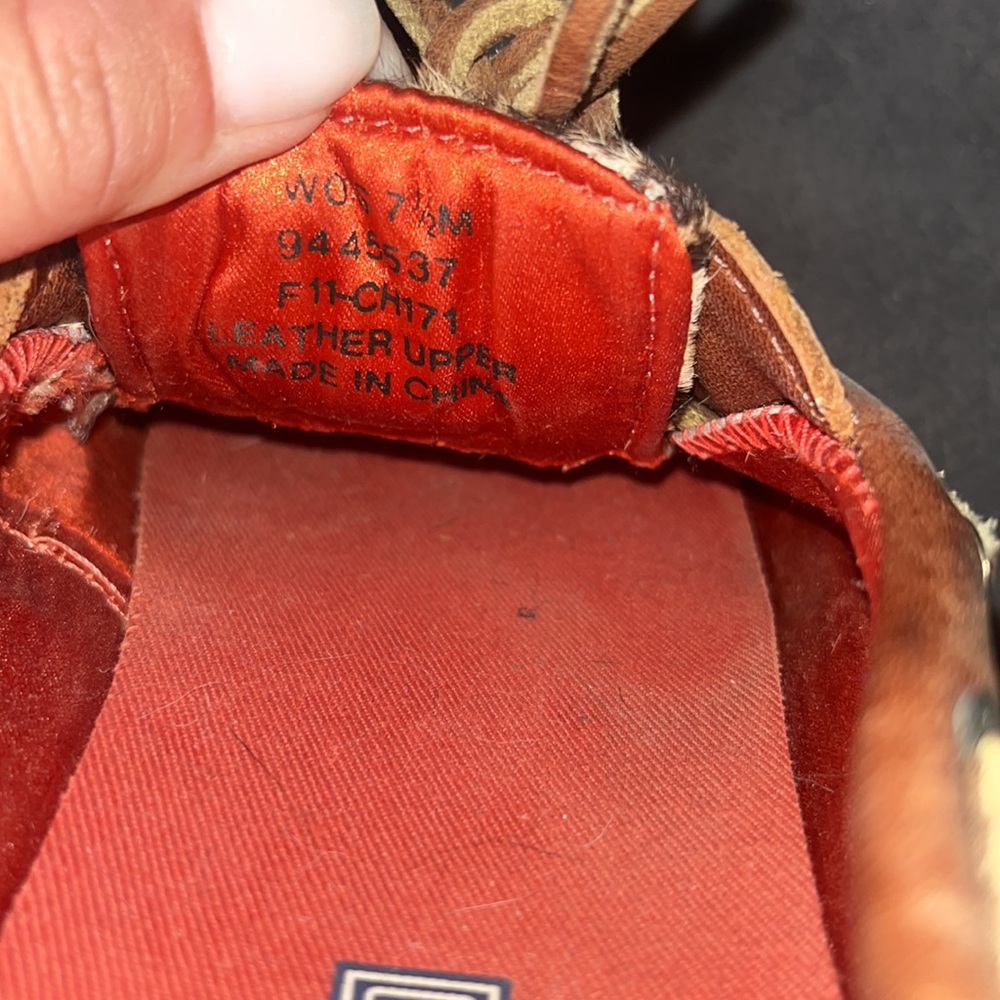 Used leopard print Sperry’s - Picture 3 of 3